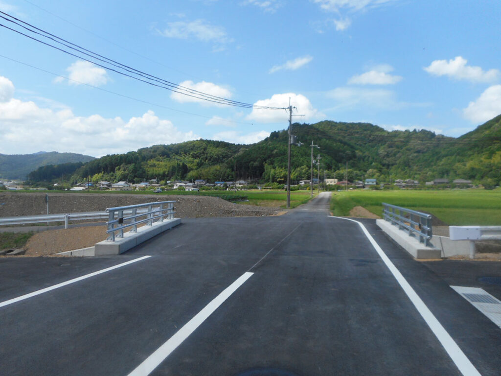 イージーラーメン橋 施工例完成　宮出橋（兵庫県丹波市）