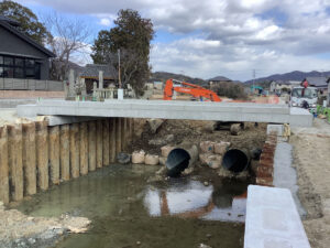 イージーラーメン橋施工中 大歳橋（兵庫県東播磨県民局 加古川土木事務所様）