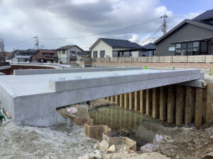 イージーラーメン橋施工中 大歳橋（兵庫県東播磨県民局 加古川土木事務所様）