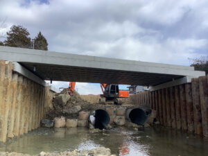 イージーラーメン橋施工中 大歳橋（兵庫県東播磨県民局 加古川土木事務所様）