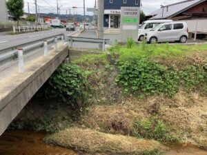 イージーラーメン橋施工前 豊野橋側道橋（京都府丹後土木事務所様）