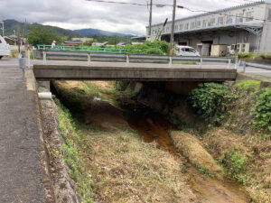 イージーラーメン橋施工前 豊野橋側道橋（京都府丹後土木事務所様）