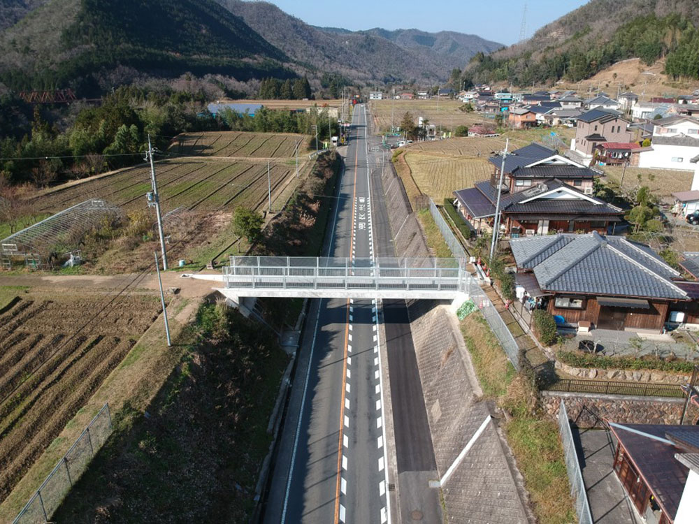 イージーラーメン橋施工例完成 白土跨道橋（国土交通省様）