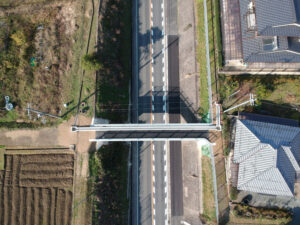 イージーラーメン橋施工例完成 白土跨道橋（国土交通省様）
