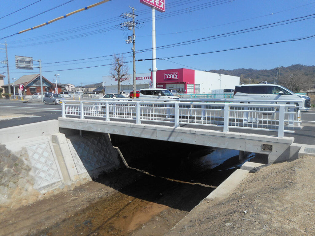 京都府京丹後市大宮町　豊野橋完成