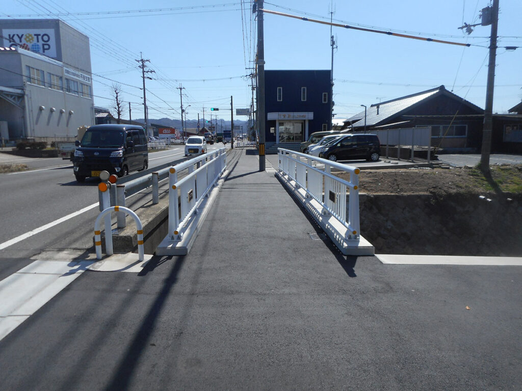 京都府京丹後市大宮町　豊野橋完成