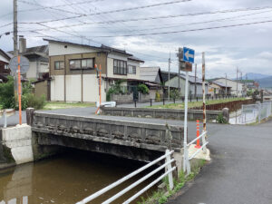 イージーラーメン橋施工例施工前 樋田橋（京都府丹後土木事務所様）