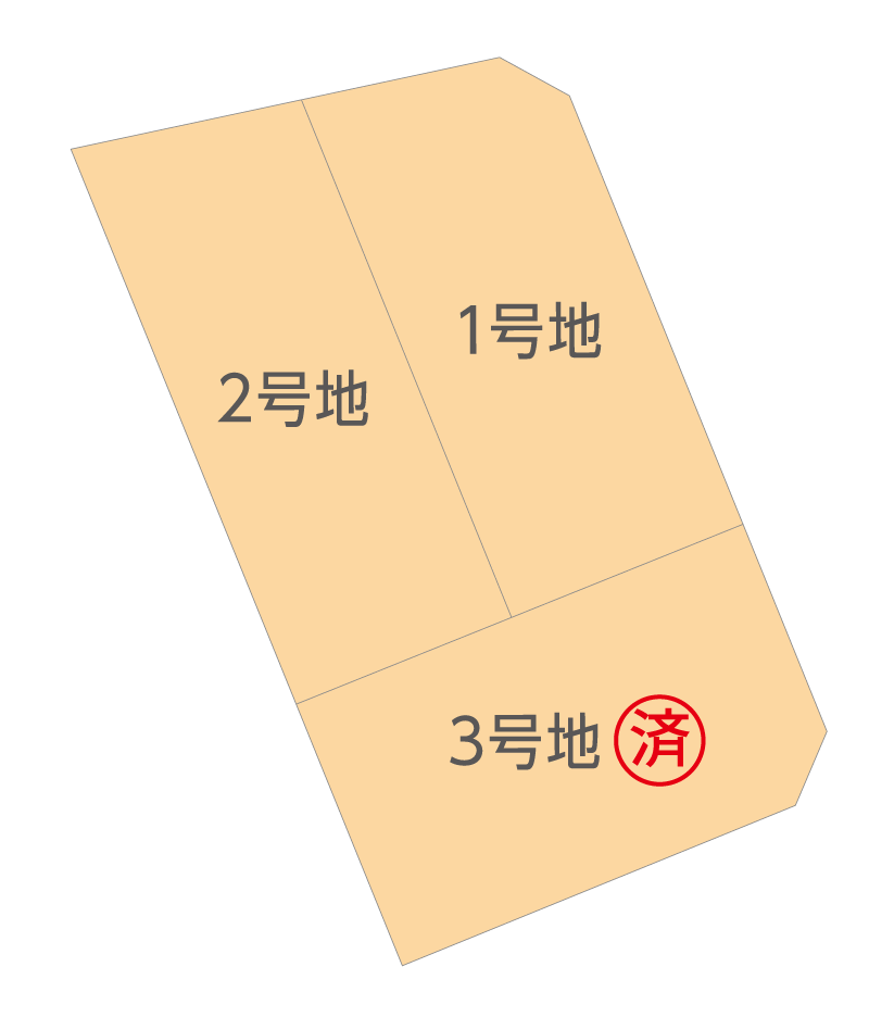石原2期分譲地　区画図
