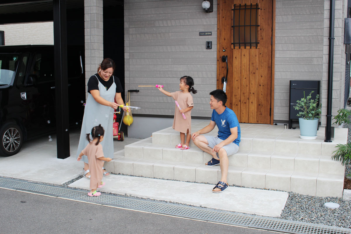 福知山市 H様ご家族　お客様の声