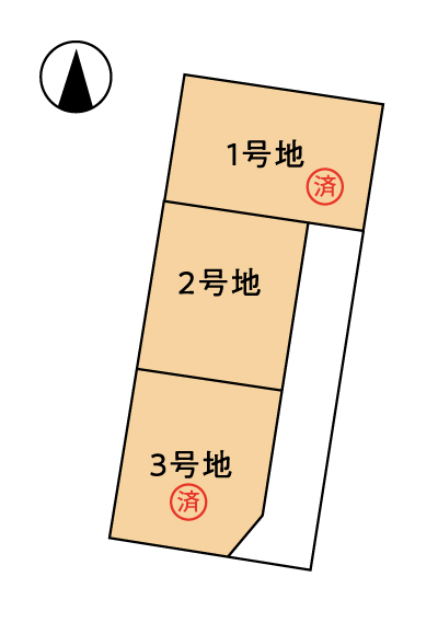 ガーデンプレイス宇土（丹波篠山市）　区画図