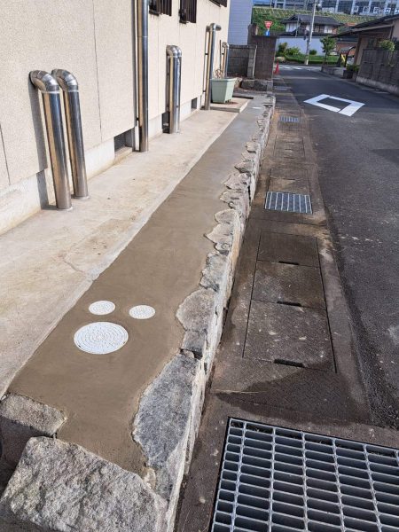 福知山市｜草引き不要の庭へ！手入れ軽減外構工事