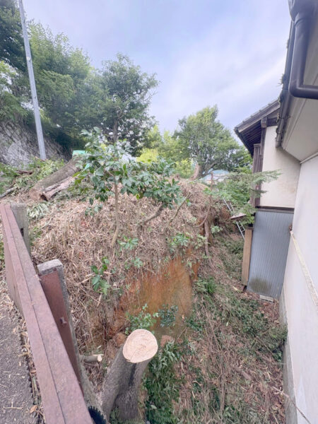 福知山市｜家を取り巻く緑の安全管理！伐採と草刈りのプロジェクト