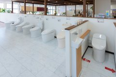 ヨネダリフォーム福知山ショールーム　トイレコーナー