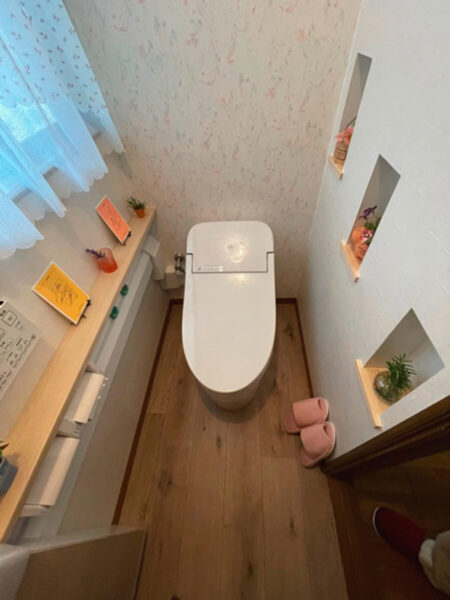 空間の魅力が引き立つ　トイレにニッチを
