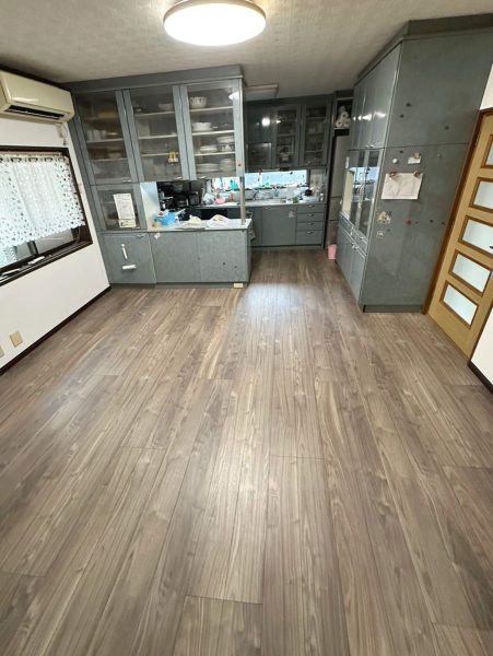 丹波市｜LDK内装をきれいに　床上張り