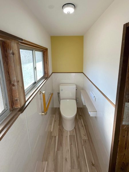 丹波市｜大小便器を１つに高齢者の使いやすいトイレに