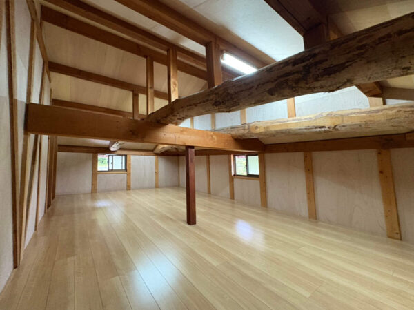 丹波篠山市｜落ち棟の内装仕上げ、古民家家屋の活用