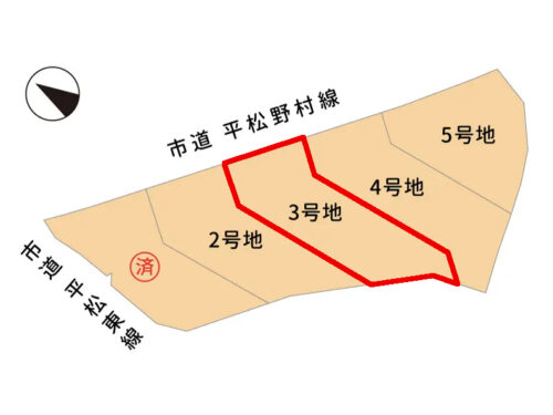 丹波市春日町平松分譲地 3号地（建築条件付）