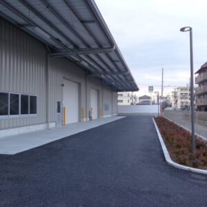 倉庫建築の施工事例外観　大建プラスチックス株式会社様（大阪府）