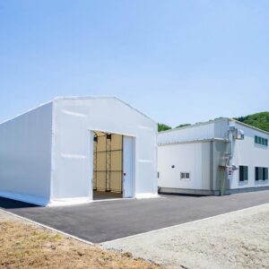 工場建築の施工事例外観　株式会社パールトーン様（京都府）