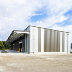 倉庫建築の施工事例外観　有限会社トラフィック関西様（兵庫県）