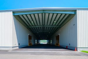 倉庫建築の施工事例外観　舞鶴倉庫株式会社様（京都府）