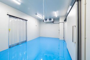 工場建築の施工事例内観1F　株式会社泉州屋様（大阪府）