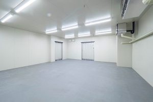 工場建築の施工事例内観1F　株式会社泉州屋様（大阪府）
