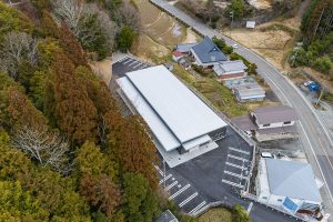 店舗建築の施工事例外観　株式会社 エー・フーズ 様（京都府）