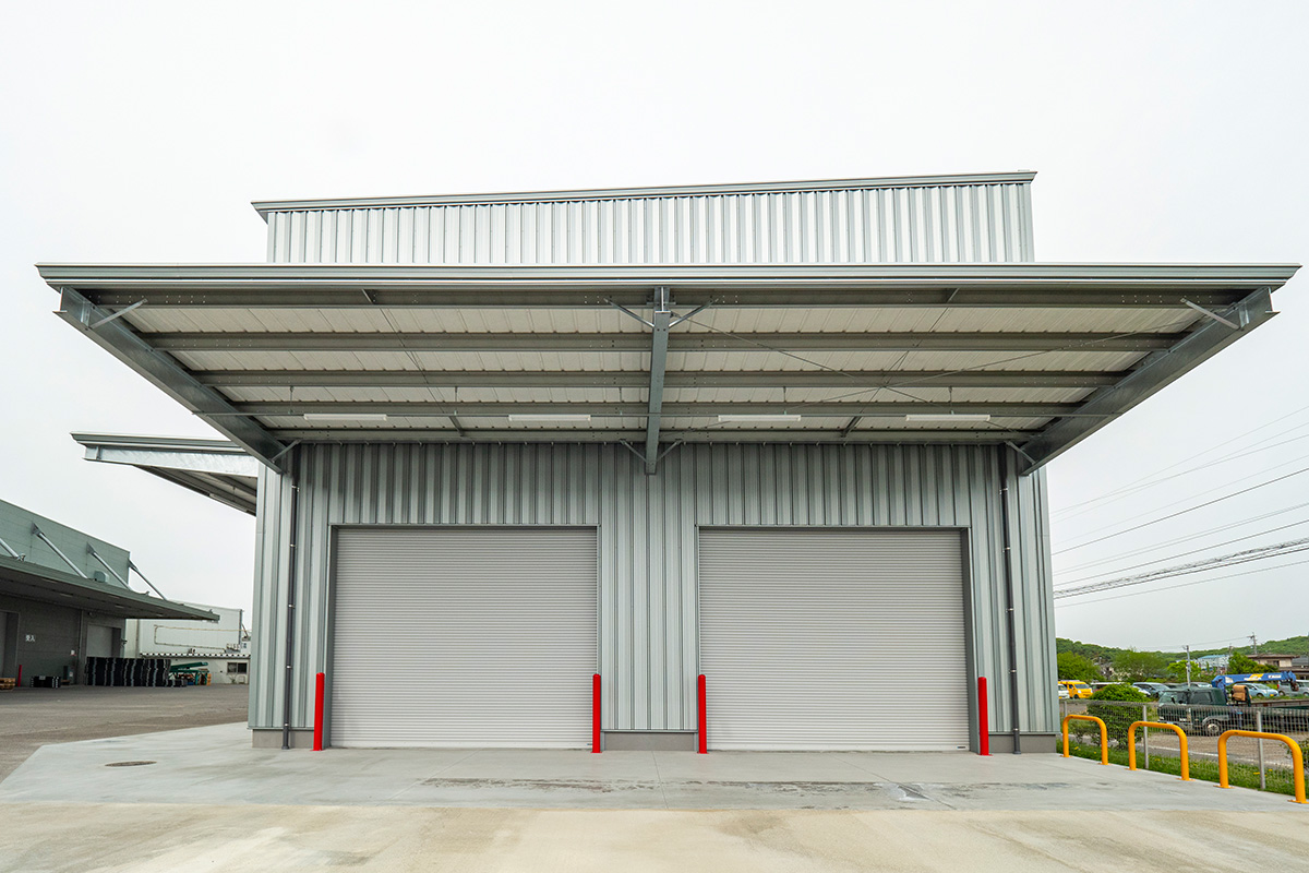 倉庫建築の施工事例外観 Y社様(岐阜県)