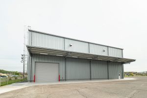 倉庫建築の施工事例外観　Y社様（岐阜県）