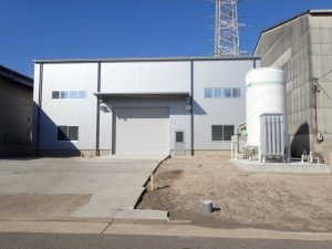 工場建設の施工事例外観　大三鋼機株式会社様(愛知県)