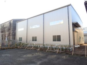工場建設の施工事例外観　大三鋼機株式会社様(愛知県)