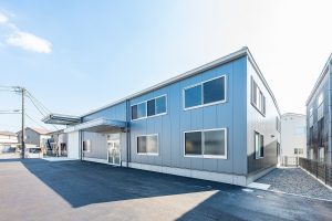 工場建設の施工事例外観　サフラン株式会社様(愛知県)