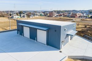 工場建設の施工事例外観　株式会社マルホウ様(愛知県)