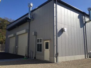工場建設の施工事例外観　大阪化学薬品株式会社様(兵庫県)