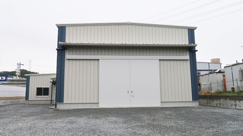 工場建設の施工事例外観 株式会社 弘陽様(兵庫県)