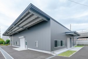工場建設の施工事例外観　カブト工業株式会社様(兵庫県)