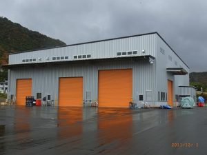 工場建設の施工事例外観　和幸産業株式会社様(京都府)