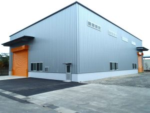 工場建設の施工事例外観　和幸産業株式会社様(京都府)