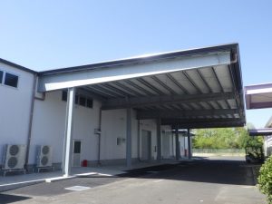 工場建設の施工事例外観　株式会社ベッセル福知山様(京都府)