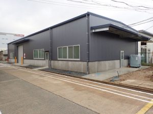 工場建設の施工事例外観　開明伸銅株式会社様(京都府)
