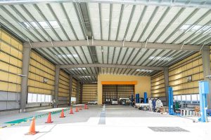 工場建設の施工事例内観　西山自動車工業様(京都府)
