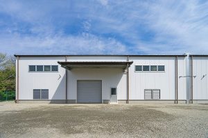 工場建設の施工事例外観　株式会社 ベッセル福知山様(京都府)