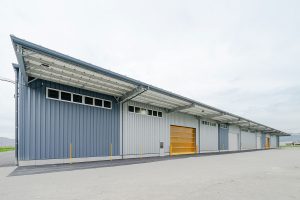 工場建設の施工事例外観　株式会社七谷川木材様(京都府)