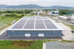 工場建設の施工事例外観　株式会社七谷川木材様(京都府)