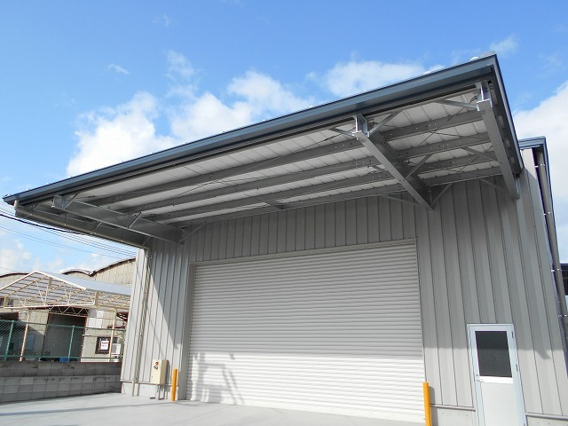 工場建設の施工事例外観 株式会社平和化研様(大阪府)
