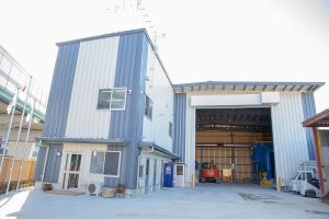 工場建設の施工事例外観　株式会社マルエイ様(大阪府)