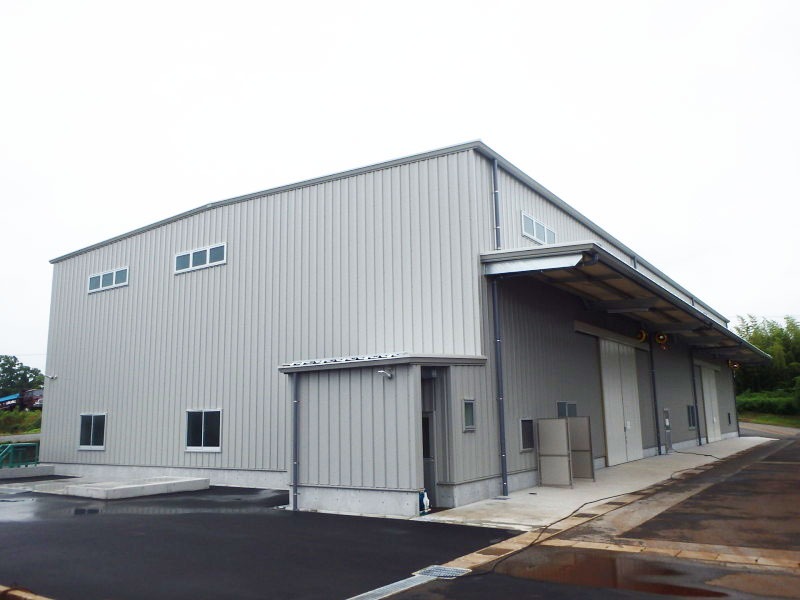 工場建設の施工事例外観 株式会社伊吹正様(滋賀県)