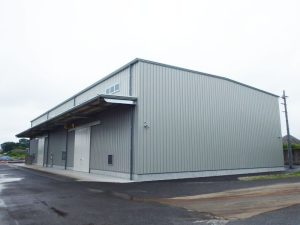 工場建設の施工事例外観　株式会社伊吹正様(滋賀県)